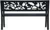 vidaXL Gartenbank 125 cm Schwarz Stahl 47942 Bild 4