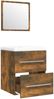 vidaXL Waschbeckenschrank mit Einbaubecken Räuchereiche Holzwerkstoff 3114168 Bild 5