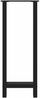 vidaXL Bartischbeine Schwarz 2 Stk. 40x(100-101) cm Stahl 4013336 Bild 5