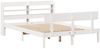vidaXL Massivholzbett ohne Matratze Weiß 120x190 cm Kiefernholz 3306608 Bild 3