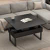 Couchtisch Lifty Schwarz 100 x 50 cm mit Liftfunktion Vicco Bild 4