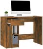 Schreibtisch Holzwerkstoff, Räuchereiche, 100 x 50 x 75 cm Bild 4