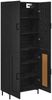 vidaXL Highboard Schwarz Eichen-Optik 69,5 x 34 x 180 cm Holzwerkstoff 3416090 Bild 5
