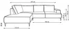 Vente-unique - GINETO Sofa StoffSamt Beige - B 195 cm x H 83 cm x L 275 cm Bild 5