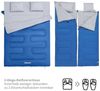 KingCamp Doppeldeckenschlafsack Deckenschlafsack Oxygen 250 D, 2 Personen Doppel Schlafsack XL Lang -3°C Bild 2