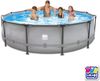Happy People Stahlrahmenpool 366 x 100 cm Set Bild 3