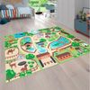 Paco Home Kinderteppich Bino 563, rechteckig, Höhe: 4 mm, Kurzflor, Straßen-Spiel-Teppich, Motiv Zoo, Kinderzimmer Bild 5