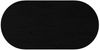 vidaXL Tischplatte Dunkelbraun 120x60x2 cm Massivholz Eiche Oval 4009079 Bild 2