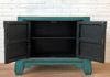 Asiatisches Kästchen Blau Braun Kommode Sideboard chinesisch Kolonial-Stil Antik-Stil Lowboard Schrank orientalisch Fernost shabby-chic Landhaus Bild 3