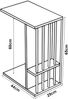 Beistelltisch Siikainen 65x44x29 cm Holzoptik/Schwarz [en. casa] Bild 4