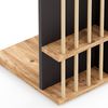 Beistelltisch Siikainen 65x44x29 cm Holzoptik/Schwarz [en. casa] Bild 5