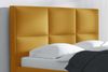 99rooms Jacob Polsterbett 120x200 cm Velours MONOLITH Gelb mit Bettkasten Bild 4