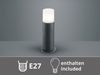 LED Außen Sockelleuchte aus Aluminium in Anthrazit E27, Höhe 30cm Bild 5