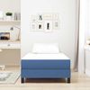 vidaXL Bettmatratze mit Matratze Blau 90 x 190 cm Stoff 42008264 Bild 3