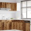 vidaXL Eck-Hängeschrank Lyon Altholz-Optik 57x57x60 cm Holzwerkstoff 856122 Bild 3