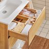 SoBuy BZR174-N Waschbeckenunterschrank, Spanplatte, Melamin, Helle Eiche, 60 x 54 x 45 cm Bild 5