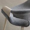 Polsterstuhl 55x56x80 grau EMILIA #01 Bild 5