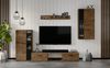 AX LIVING Hochwertige Wohnwand Formilo 240 cm – Modern & Lefkas Eiche Bild 2