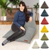 Green Bean® Sitzsack "Triangle" 150x100x100cm mit 220 Liter EPS-Perlen Füllung - Kuschelig Weich Waschbar - Grau Bild 3