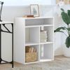 vidaXL Bücherregal Weiß 66x31x80 cm Holzwerkstoff 860292 Bild 3