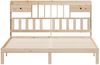 vidaXL Massivholzbett mit Regal ohne Matratze 180x200 cm Kiefer 3322607 Bild 4