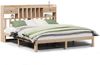 vidaXL Massivholzbett mit Regal ohne Matratze 180x200 cm Kiefer 3322607 Bild 2