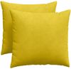 vidaXL Sofakissen 2 Stück Gelb 50 x 50 cm Cordstoff 42013978 Bild 2