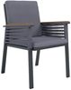 KONIFERA Garten-Essgruppe Diningset »Edessa«, (Set, 25-tlg, 8 Sessel, Tisch 97x220x74cm, inkl. Auflagen), Armlehne mit Seilgeflecht und Nonwood-Latten Bild 4