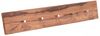 Wandgarderobe Tina mit 5 Haken 80x15x2,2 aus Sheesham-Massivholz Bild 1