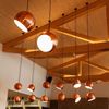 s.luce Ball Galerieleuchte mit drehbarem tauschbaren Schirm 5m Abhängung Schwarz Ø 20cm Bild 5