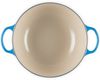 LE CREUSET Bräter Stew Pot Signature rund azure 26cm, Emailliertes Gusseisen Bild 4