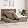 vidaXL Bett mit Stauraum und LED Cappuccino 180 x 200 cm Kunstleder 3372816 Bild 4