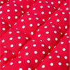 Homescapes Stuhlkissen 2-Sitzer Bankauflage, 100% Baumwolle, rot Bild 3