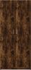Kleiderschrank, Holzwerkstoff, Räuchereiche, 80 x 52 x 180 cm Bild 3