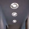 3er Set Einbaustrahler mit LED-Leuchtmittel Paulmann Bild 2