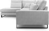 AX LIVING Couch hellgrau Castellio Wohnlandschaft L Form 314 cm L Bild 5