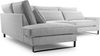 AX LIVING Couch hellgrau Castellio Wohnlandschaft L Form 314 cm L Bild 4