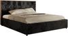 Polsterbett mit Bettkasten LARINO CLASSIC 140 x 200 cm Lattenrost und Gasdruckfedern, stabiles Bettgestell, modernes Design - Schwarz Plüsch Bild 5