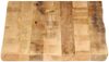 vidaXL Tischplatte mit Baumkante 110x60x2,5 cm Raues Mango Massivholz 370671 Bild 4