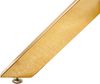 Runder Esstisch 80 x 80 x 75 cm mit Glasplatte und Metallgestell in Gold Bild 5