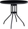 vidaXL 5-tlg. Bistro-Set Schwarz und Anthrazit 3070658 Bild 2