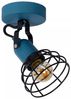 Licht-Erlebnisse Deckenstrahler FIVON, ohne Leuchtmittel, Blau Metall schwenkbar E27 B:10,5 cm Kinderzimmer Jungen Mädchen Bild 2