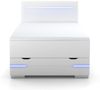 wonello Boxspringbett Dallas, inkl. LED-Beleuchtung, Bettkasten, 2x USB-Anschluss und Topper Bild 4