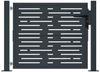 vidaXL Gartentor Anthrazit 100x100 cm Stahl Quadratisches Design 153191 Bild 3