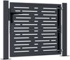vidaXL Gartentor Anthrazit 100x100 cm Stahl Quadratisches Design 153191 Bild 5