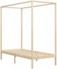 vidaXL Himmelbett-Gestell Massivholz Kiefer 100 x 200 cm 283251 Bild 2