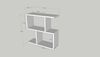 Skye Decor Couchtisch 100% MELAMINE COATED PARTICLE BOARD, 60 cm x 20 cm x 60 cm N2805 Bild 3