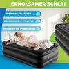 KESSER® Aufblasbare Matratze Luftbett mit eingebauter elektrischer Pumpe integrierte erhöhte aufblasbare Matratze für Übernachtungsgäste mit Aufbewahrungstasche Schwarz, Einzel Bild 2