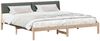 vidaXL Bettgestell Braun und Dunkelgrau 200 x 200 cm Massivholz Kiefer 3394349 Bild 3