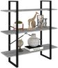 Bücherregal Grau Sonoma 100 x 30 x 105 cm Holzwerkstoff [821322] Bild 4